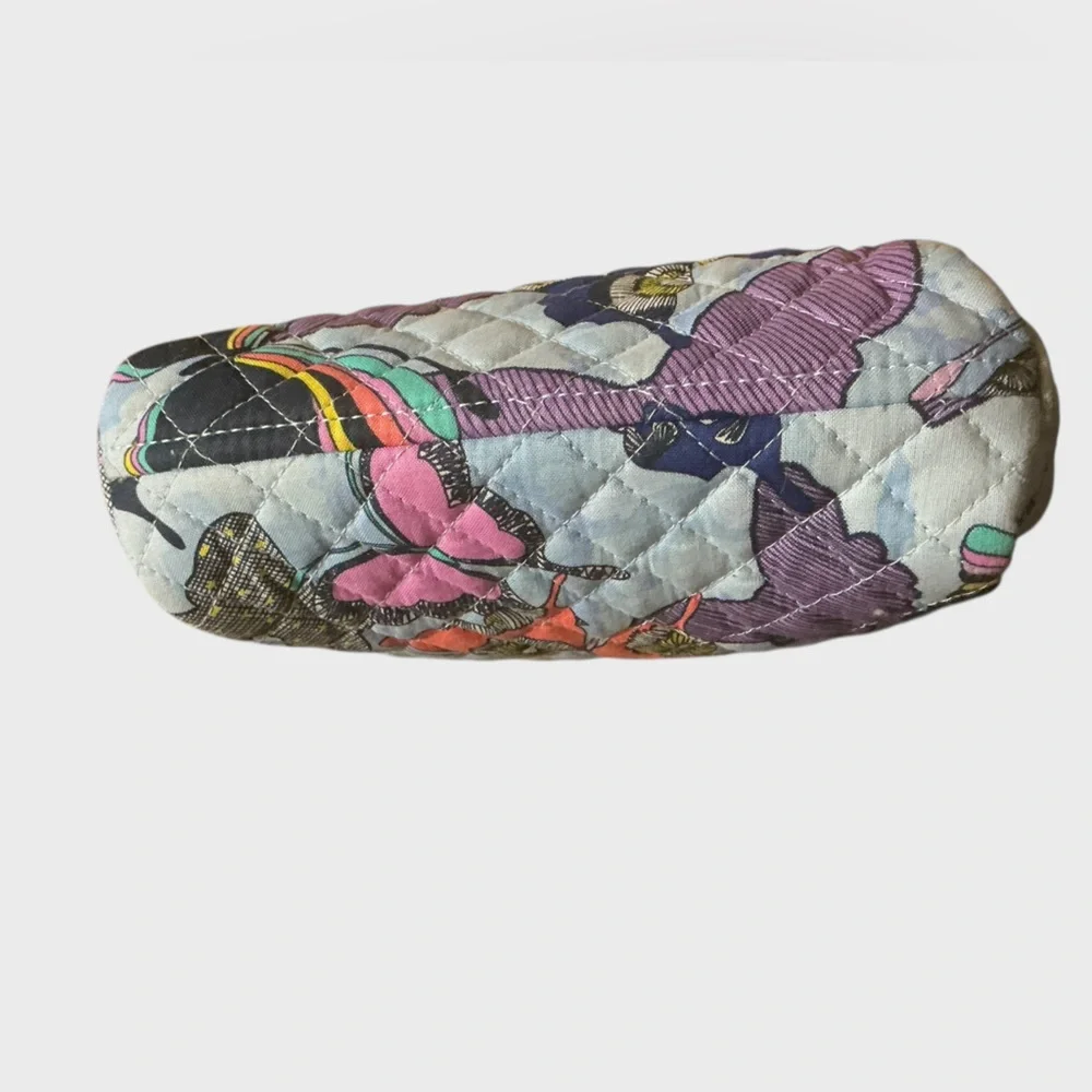 Vera Bradley Butterfly By Cosmetic Bag w/ Sweet Shimmer Beauty Set Travel